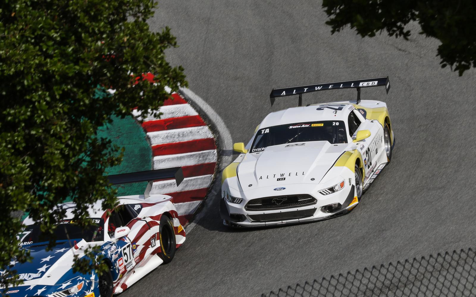 Dyson Prevails in Torrid Scrap with Francis Jr. for Trans Am Pole at WeatherTech Raceway